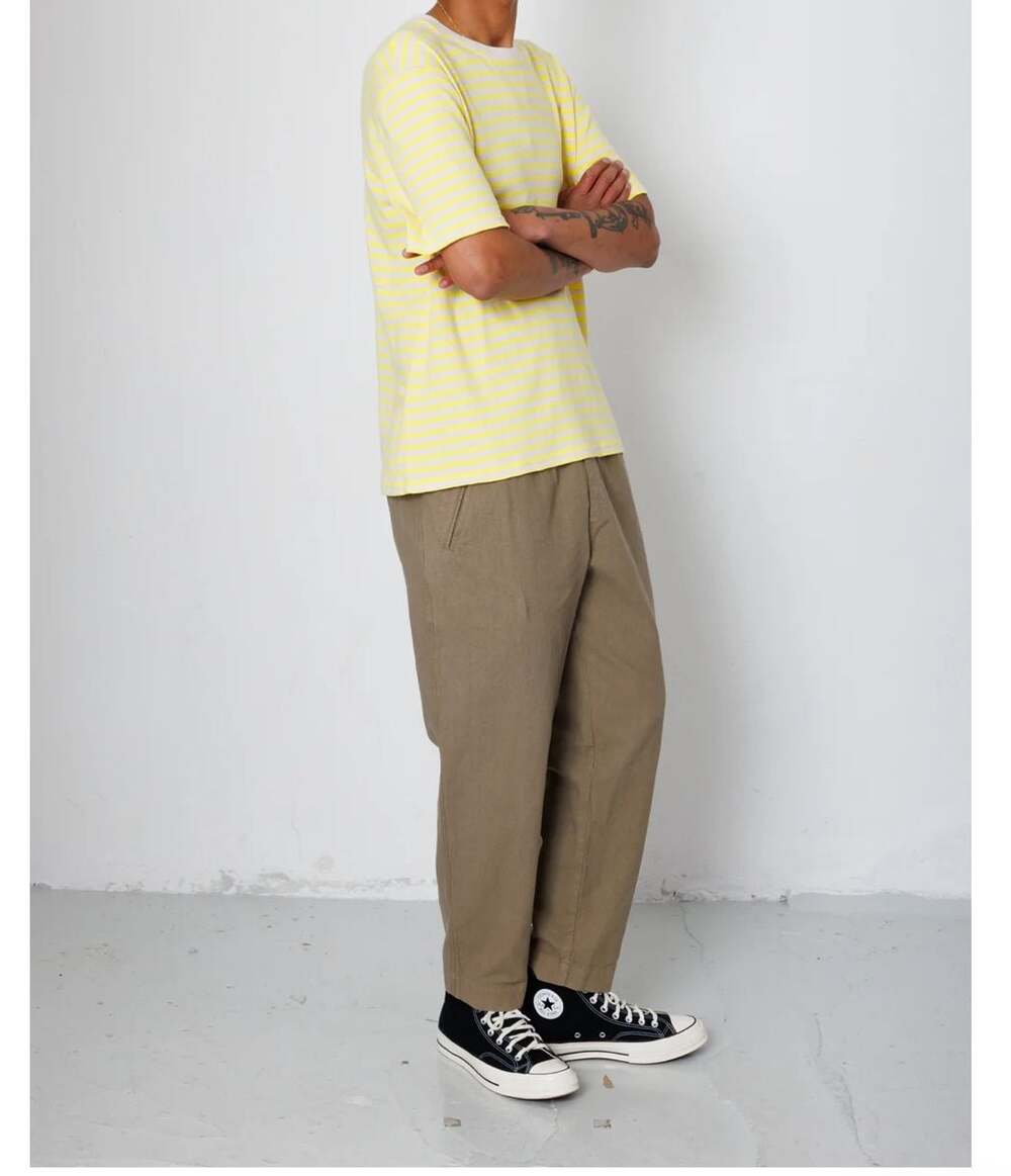 Folk Assembly Pant in Warm Tan Cotton Twill Men’s Size 2